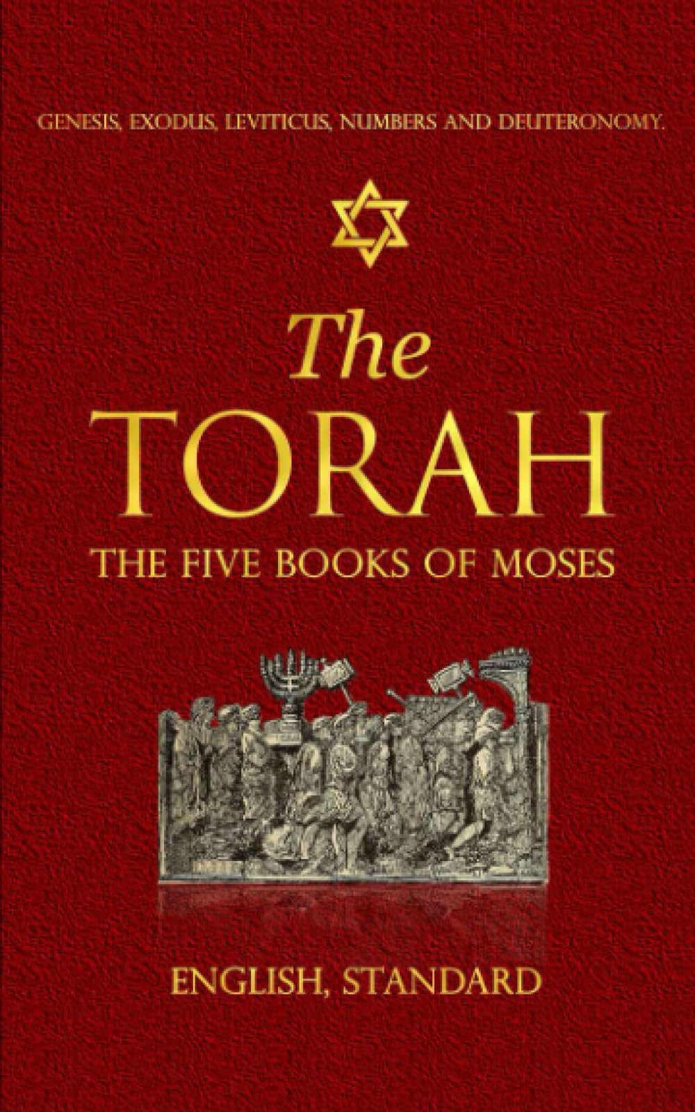 The Torah in English The Five Books of Moses or Pentateuch of the Hebrew Bible The term "Torah" is used in the general sense to include both Rabbinic ... for Jews the divine revelation to israel