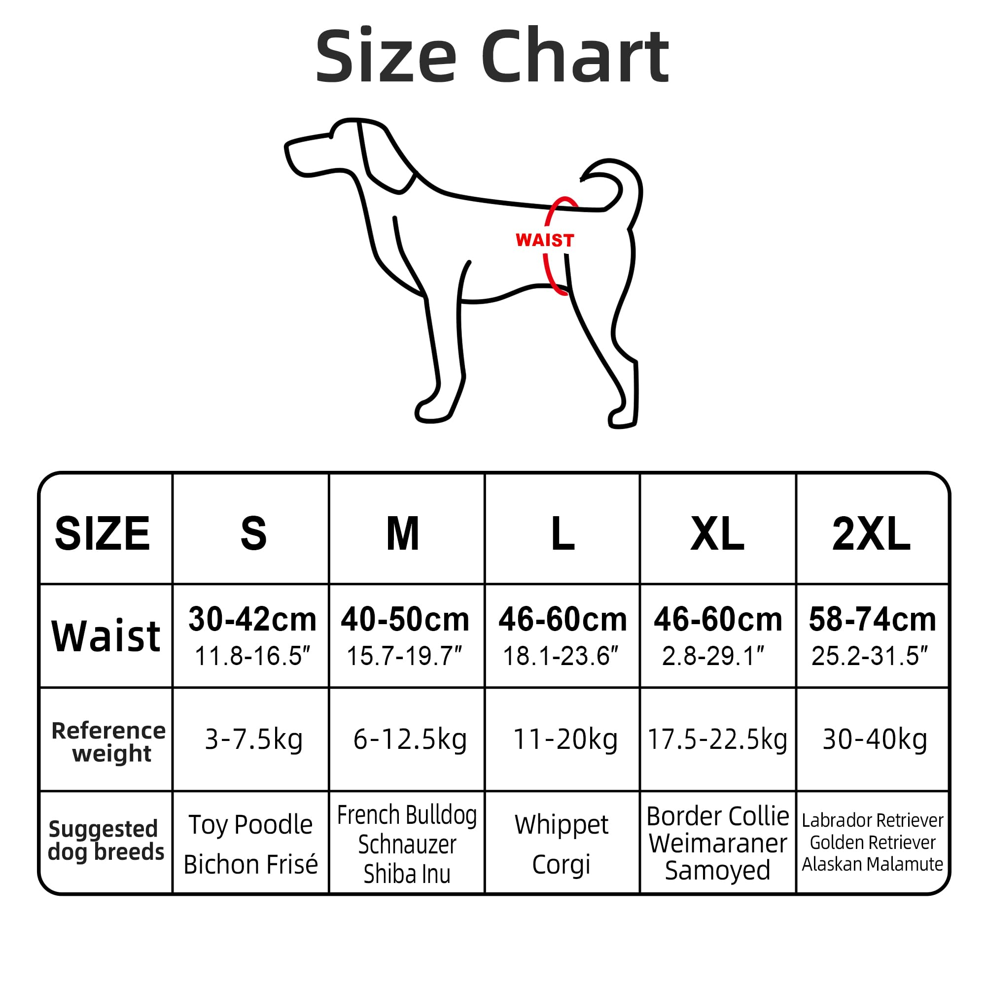 Verstellbare Windeln für männliche Hunde, auslaufsicher, automatische Hundekot-Sammelhose mit 50 Einwegkotbeuteln, bequem, atmungsaktiv, Bauchbänder, Unterwäsche (XL)