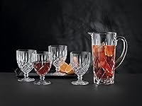 Vista 4 de Nachtmann Noblesse Collection Crystal Clear Pitcher, Carafe with Spout and Handle, Ideal for Water, Iced Tea, Juice, Fruit Punch and Beverages