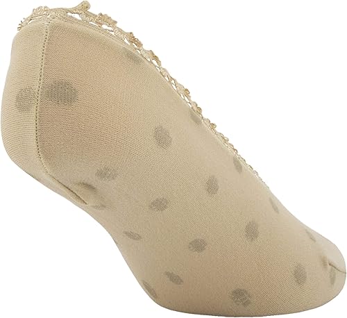 Miniatura 5 de Peds Forro clásico de punto ultra bajo para mujer con pestaña de gel, 6 pares