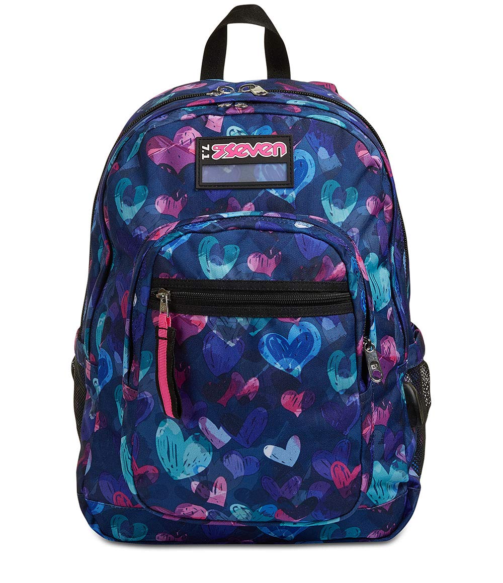 Seven School Backpack - Freethink Girl - Double Compartment - Water Bottle Pocket
