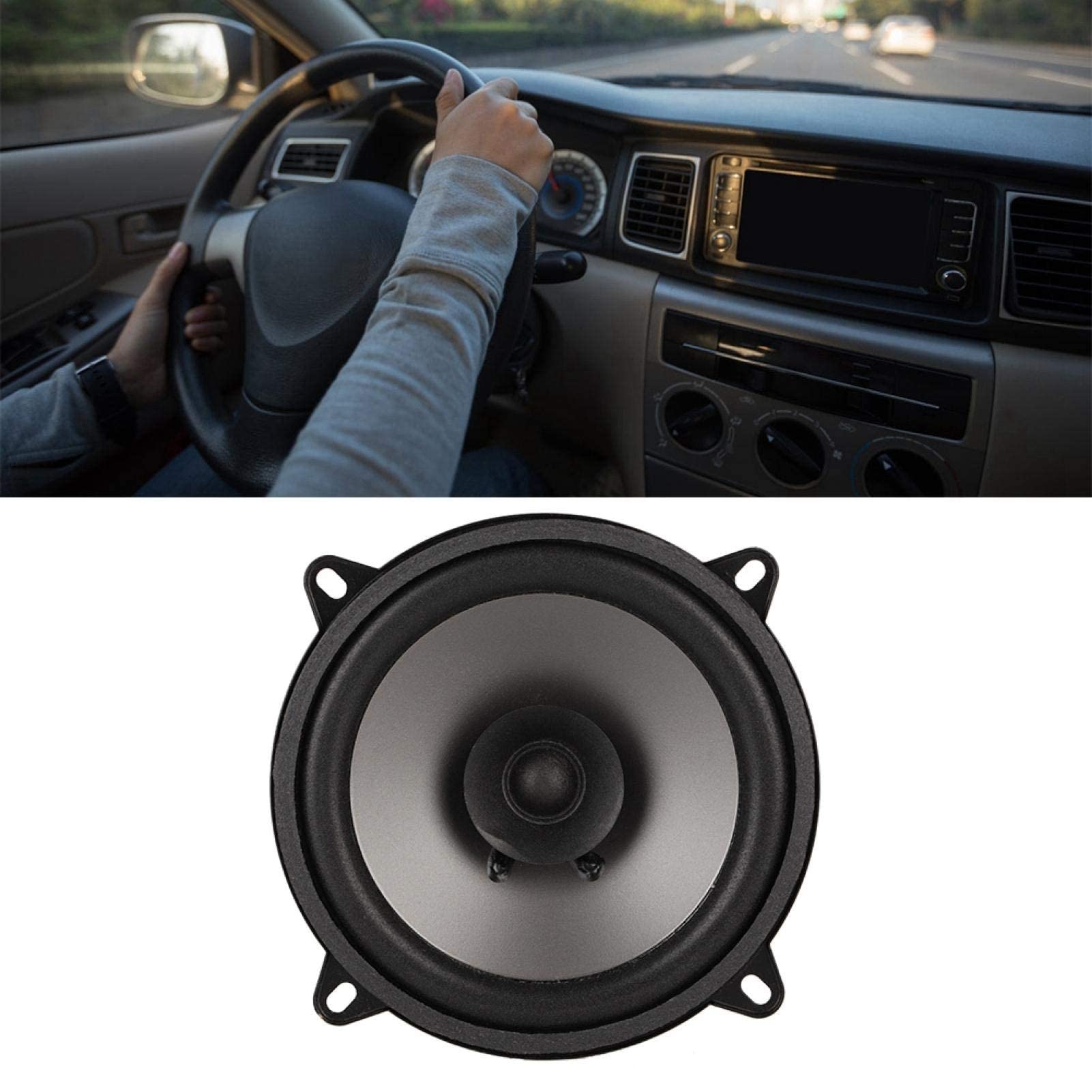 Haut-parleur Coaxial Voiture 5 Pouces 400W Audio 12V Universel Haut-Parleur Auto Performant Son Clair Stéréo 2.0