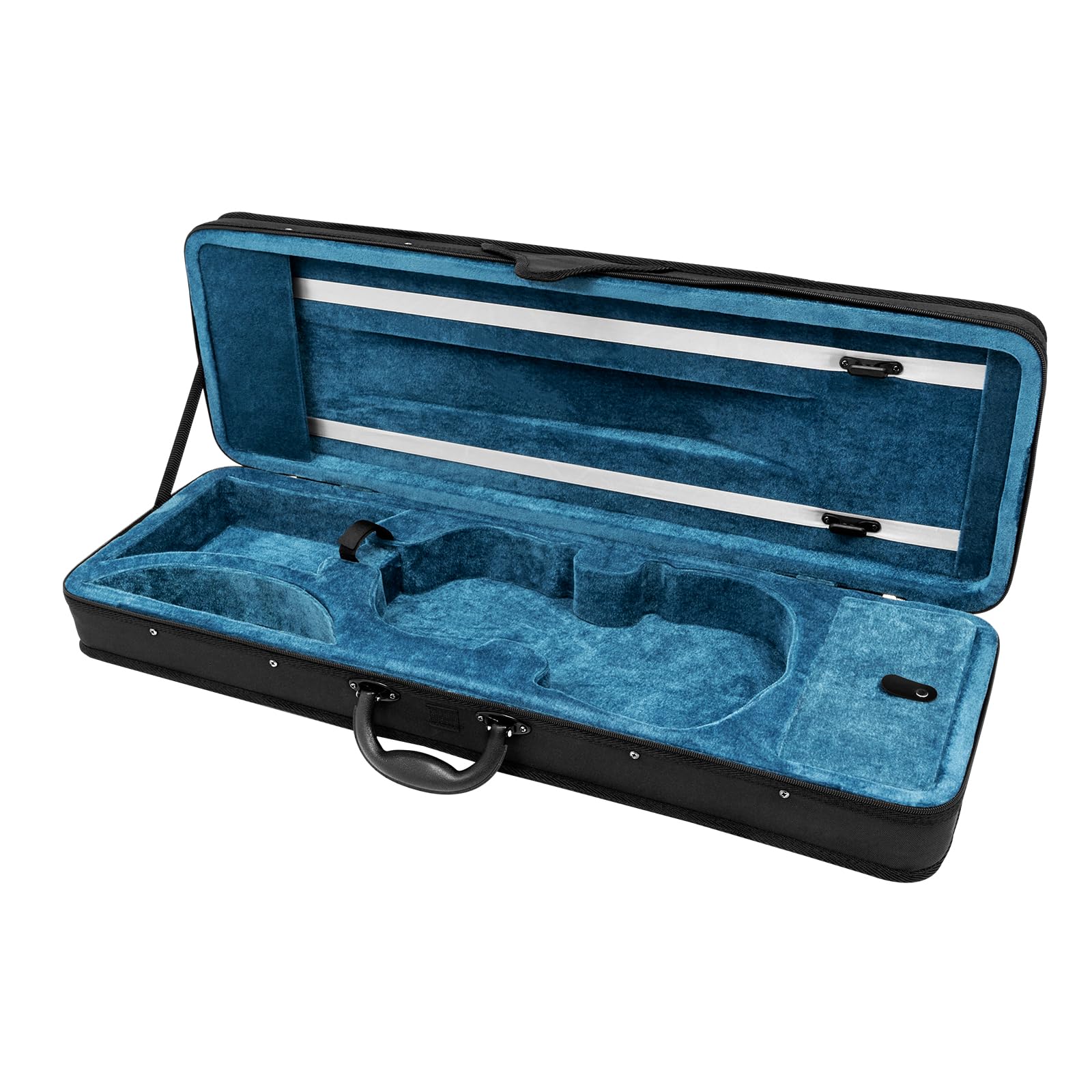 Maletín para violín 4/4, caja para violín con correa de mochila, estuche de violín, maletín de viaje, funda para accesorios de violín, bolsa ligera de tela Oxford para violines 4/4