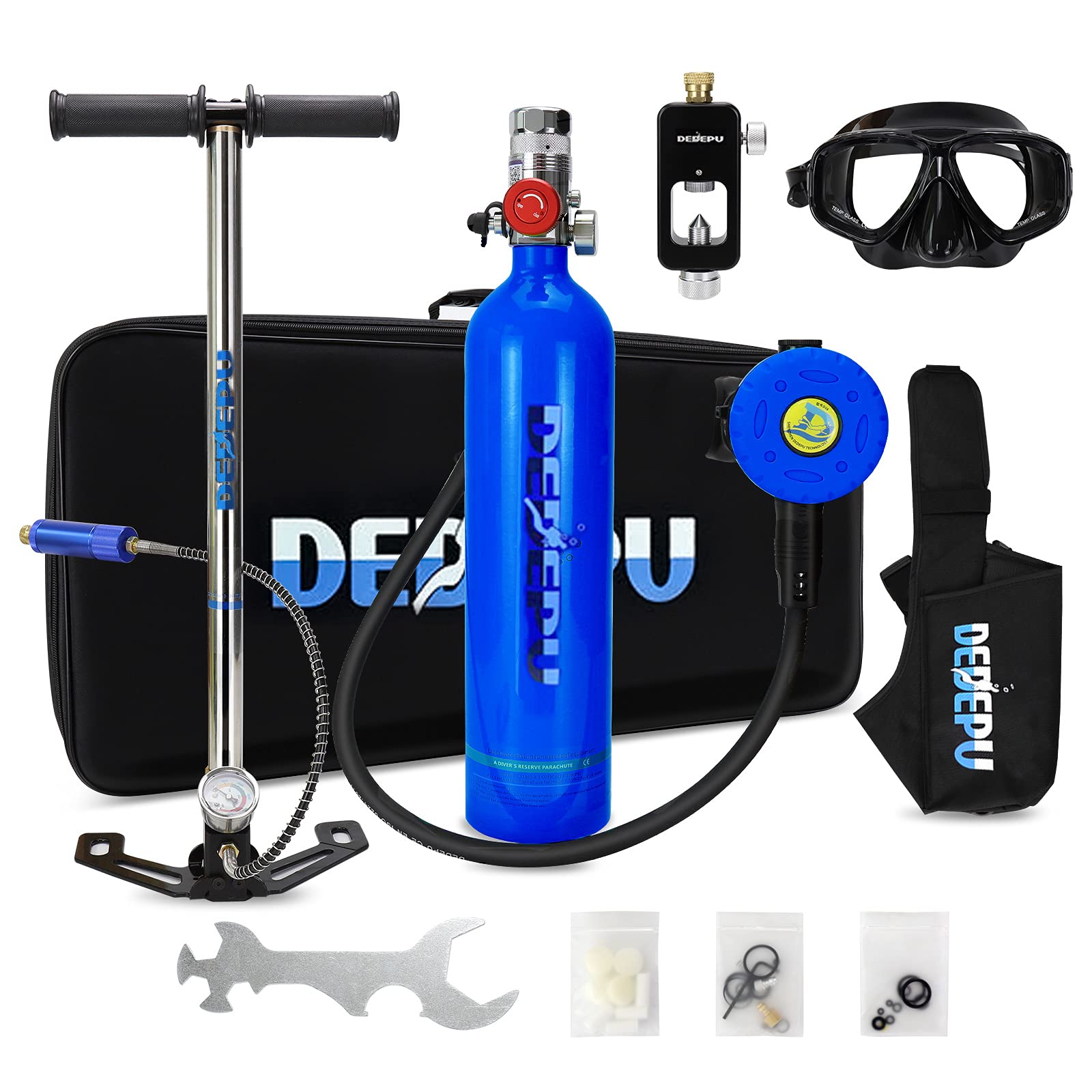 Buy PLPUVO Scuba Tank & Diving Goggles Diving Gear for Diver, Mini