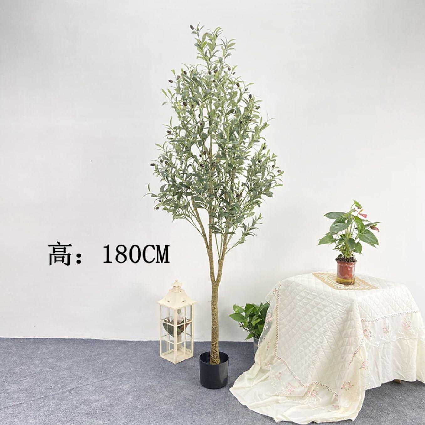 Amazon｜HGJH 人工観葉植物 フェイクグリーン 人工オリーブの木 造花