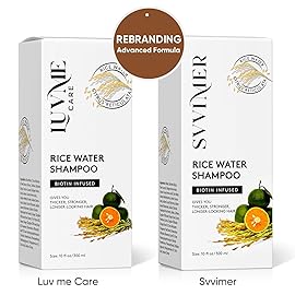 Rice Water Hair Thickening Shampoo with Biotin - Strengthening and Volumizing Shampoo for Thinning Hair, All Hair Types, Men and Women 10 Fl Oz
