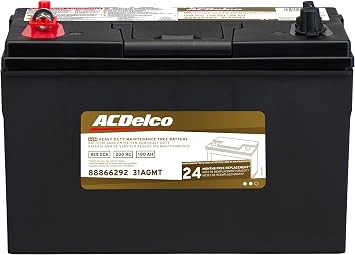 ACDelco Gold 31AGMT 88866292 Heavy Duty AGM BCI Group 31 Battery