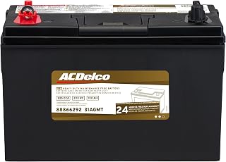 Gold 31AGMT (88866292) 24 Month Warranty Heavy Duty AGM BCI Group 31 Battery