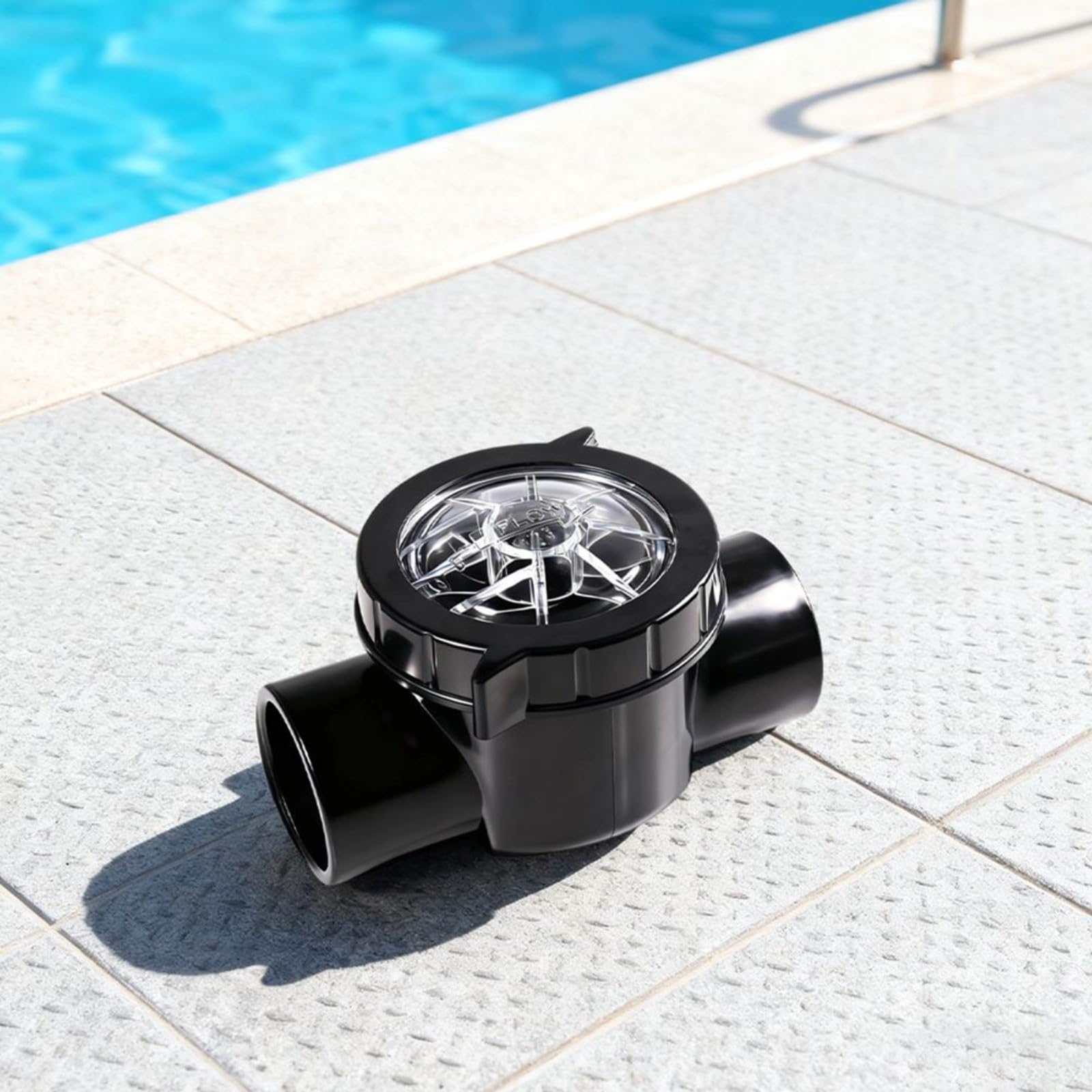 1 Pack Clapet Anti-retour de rechange pour Jandy 2" à 2-1/2" ABS Pool Distribution Valve avec étanchéité efficace pour piscine et spa Contrôle du débit d'eau Noir