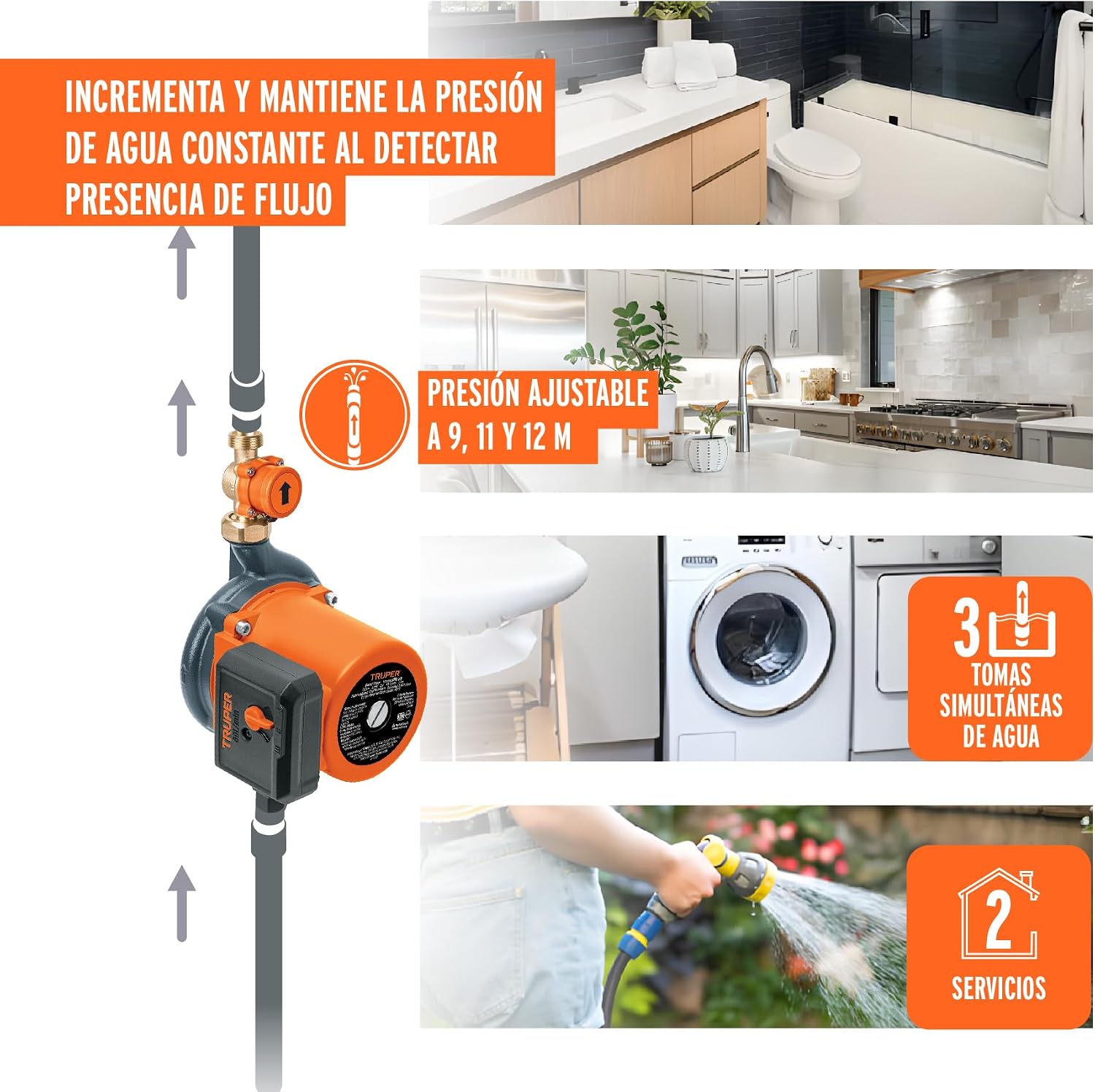 Pressurizing pump 1/3 HP