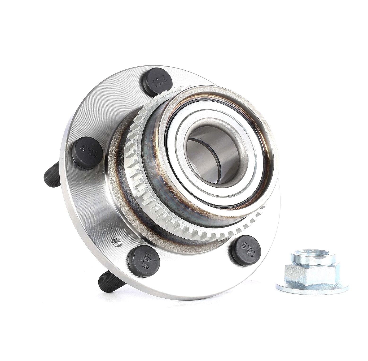 RIDEX 654W0224 Juego de cojinete de rueda Delantero, ambos lados Rodamiento integrado en buje de rueda Compatible con KIA SPORTAGE SL