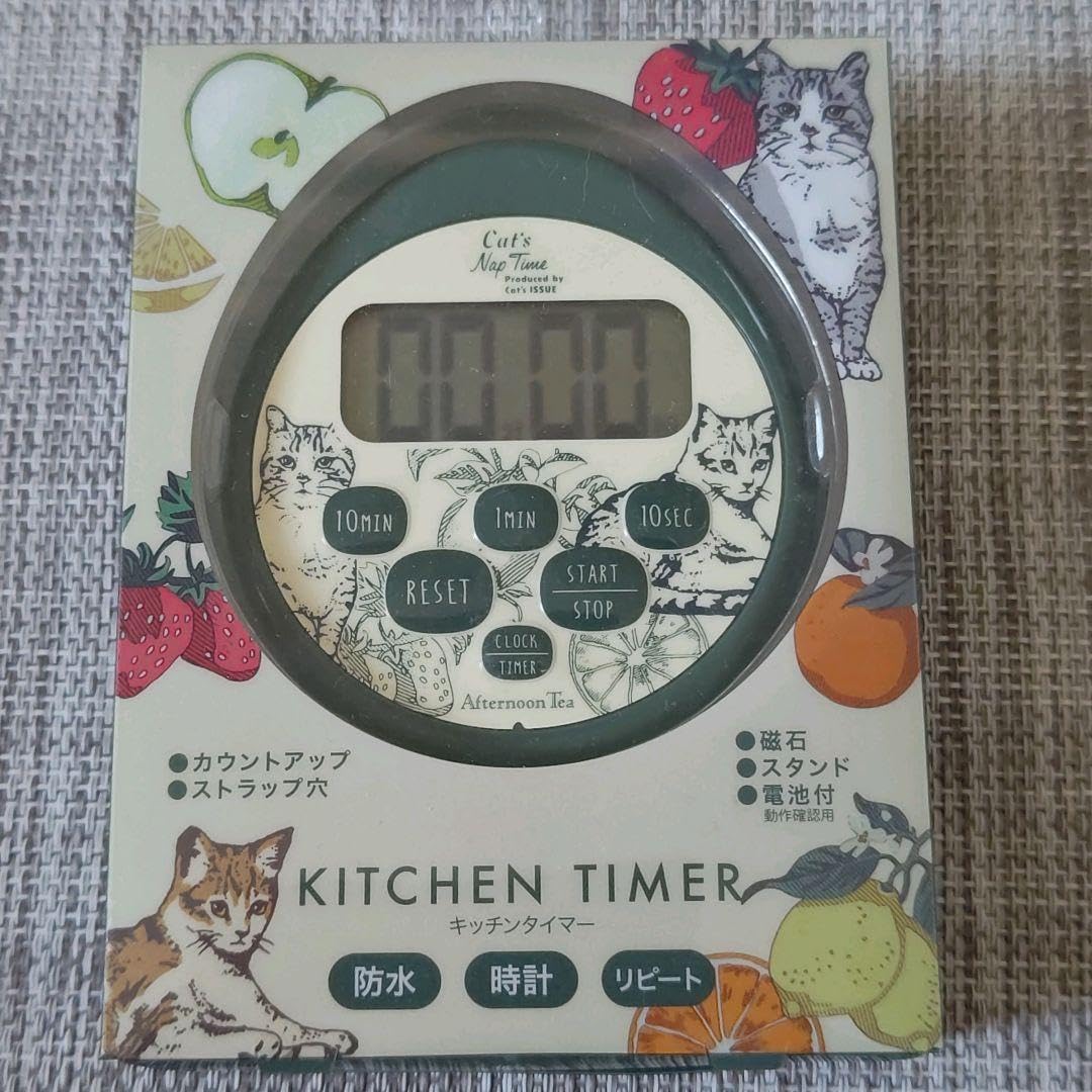 Amazon｜アフタヌーンティーリビング キッチンタイマー 猫｜キッチン