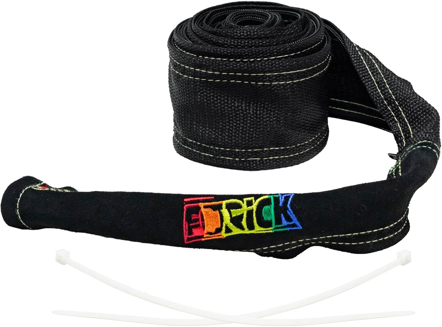 TIG Welding Torch Cable Cover, 3-inch Wide Hybrid Nylon/Leather, 11ft/23ft Length, with YYK Zipper (23 Feet)