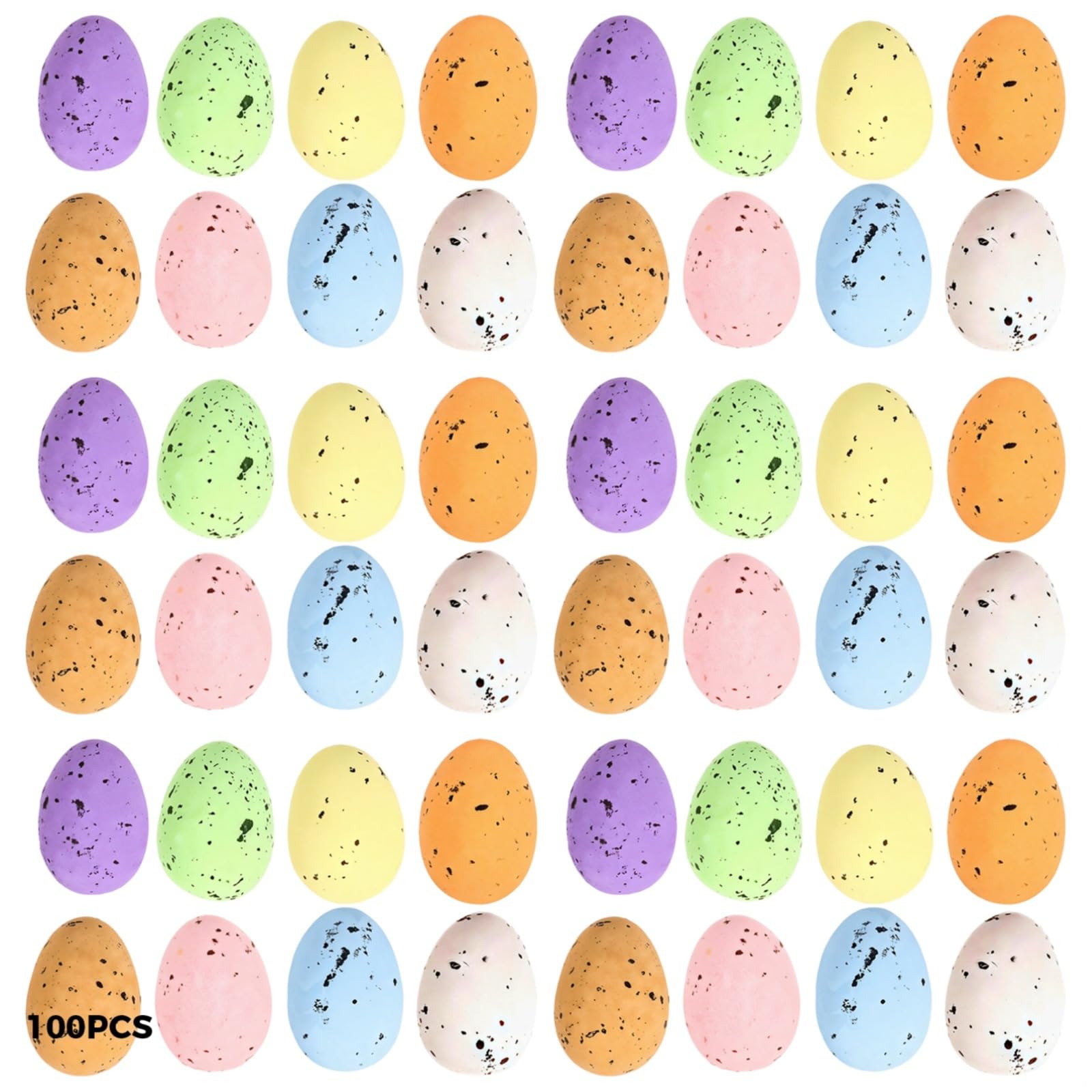 Decorazioni e artigianato per feste di primavera, decorazioni per la casa, progetti fai da te, 100 uova di Pasqua colorate, grandi uova di Pasqua in schiuma maculate, mini uova decorative, feste di