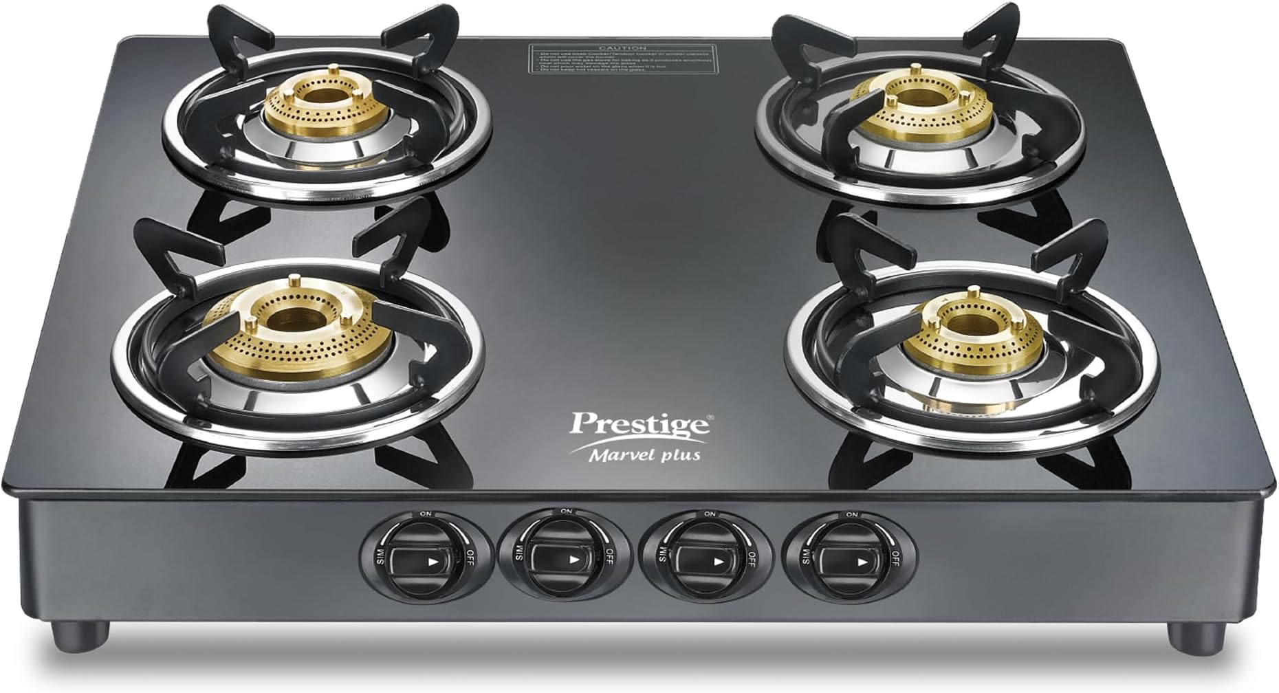 Prestige Marvel Plus 4 burner Glass top, GTM 04