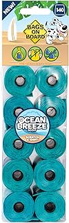Bags On Board Dog Poo Bags | Strong, Leak Proof Dog Waste Bags | Ocean Breeze Scent | 140 Bags