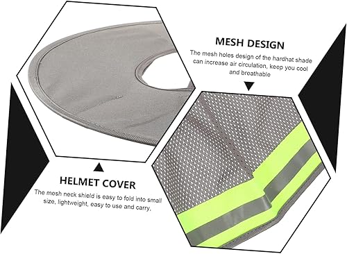 Miniatura 4 de Mobestech Sombrero reflectante para hombre, sombreros de verano para hombres, gorras para hombre, accesorios para casco duro para hombre, protección