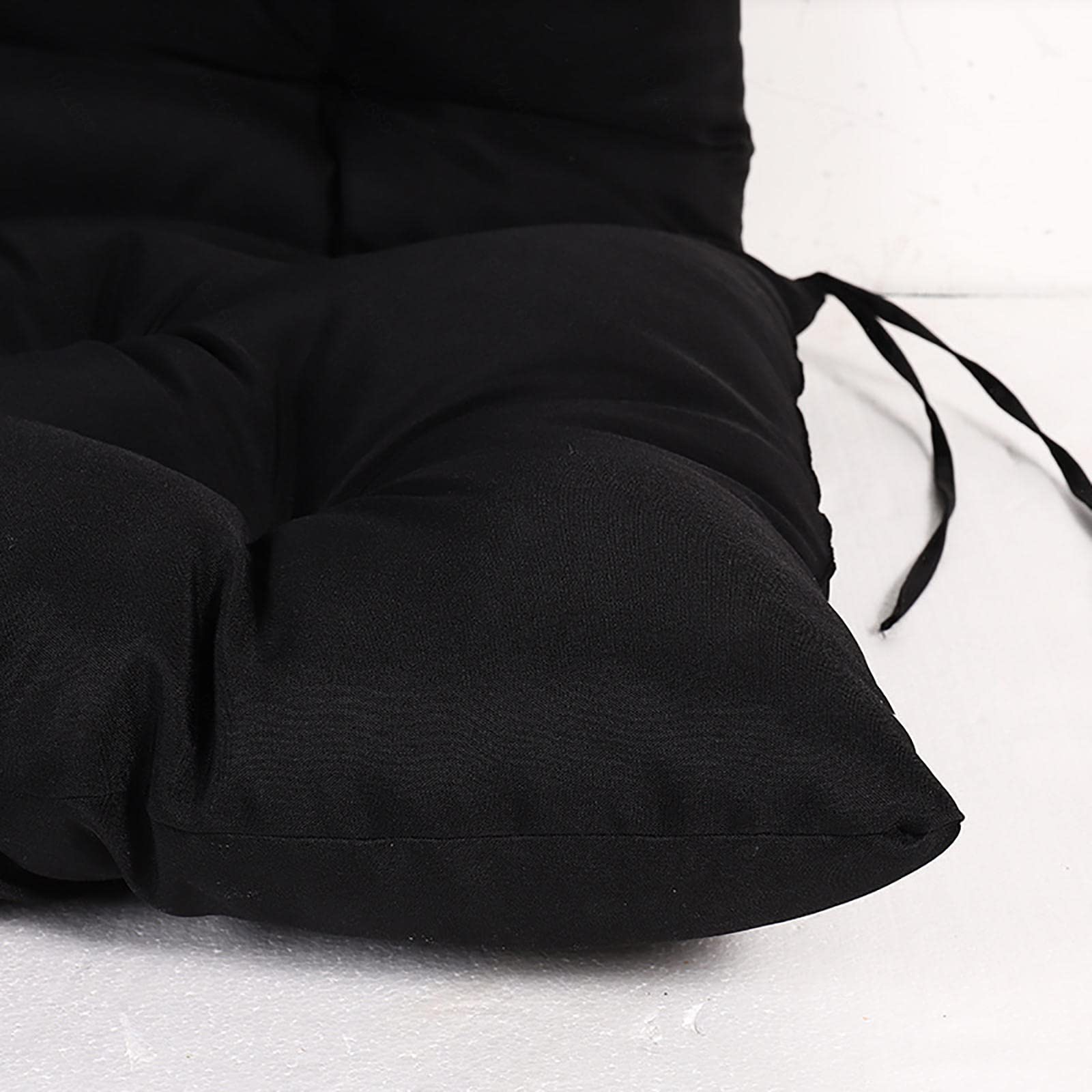 Cuscino per dondolo da esterno a 3 posti, con lacci, resistente alle intemperie e confortevole, ideale per panca da giardino, casa e ufficio