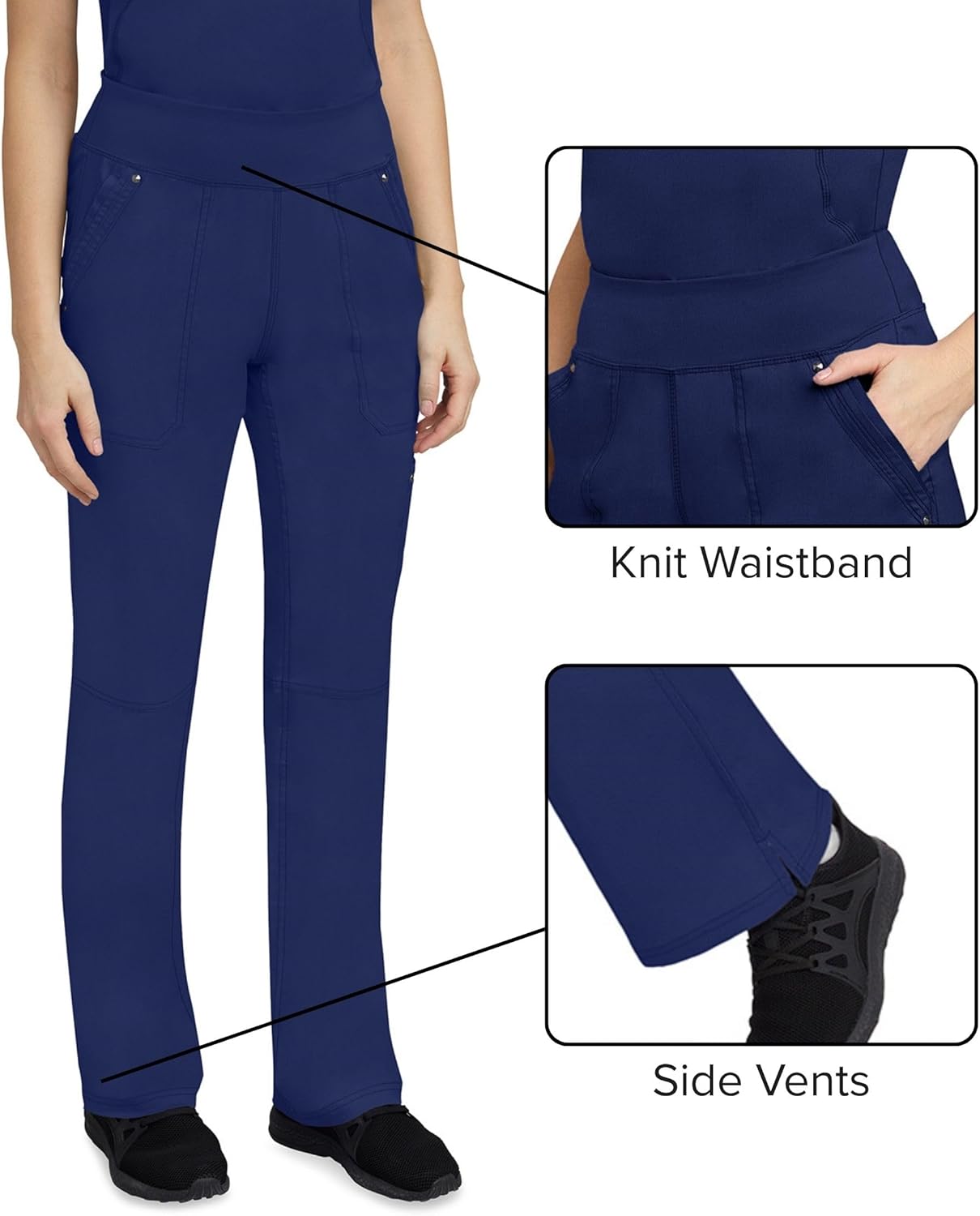 Healing Hands Women's Scrub Pant Tori Cargo Bottoms with 5 Pockets and 2-Way Stretch Fabric 9133 - Image 3