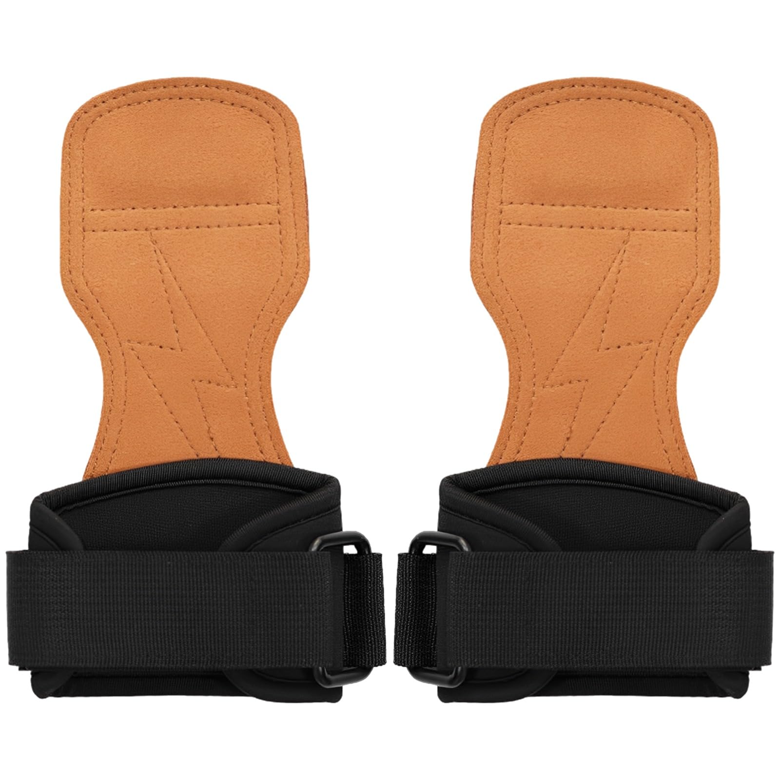 2 pièces sangles de poignet pour haltérophilie, poignées de soutien pour salle de sport avec coussinet de paume, poignets réglables pour CrossFit, bandes en polyester, gants pour soulevé de poids et