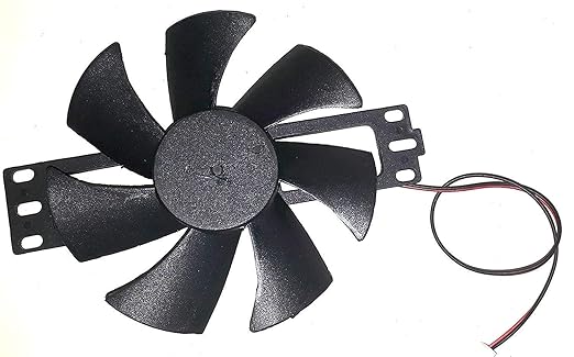 GKA2Z DV 18V Plastic Cooling Fan for Induction Cooker (Black)