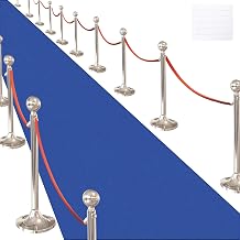 Royal Carpet Runner for Party,140GSM 2.6FTx15FT Carpet Party Decorations,Red Runway Rug for Prom Felt Non-Woven Fabric,Runner for Wedding Ceremony Royal Blue, 2.6x30 FT