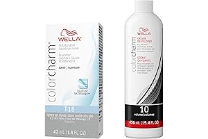 WELLA colorcharm Hair Toner, T18 Lightest Ash Blonde