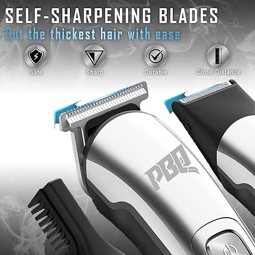 Miniatura 9 de La recortadora para hombres cuenta con maquinilla de afeitar eléctrica impermeable para tus necesidades, incluyendo nariz, cuerpo, cara y bigote,