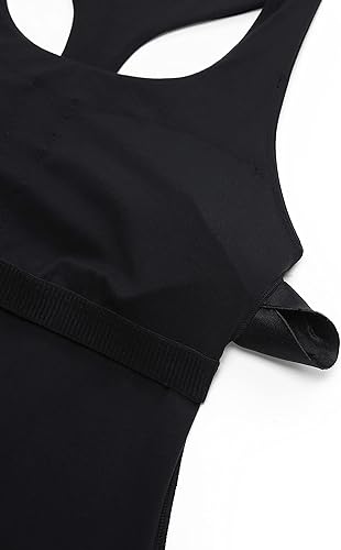 Miniatura 5 de CRZ YOGA Butterluxe - Camiseta sin mangas de espalda cruzada para mujer, con relleno, atlética, de elastano, con brasier integrado