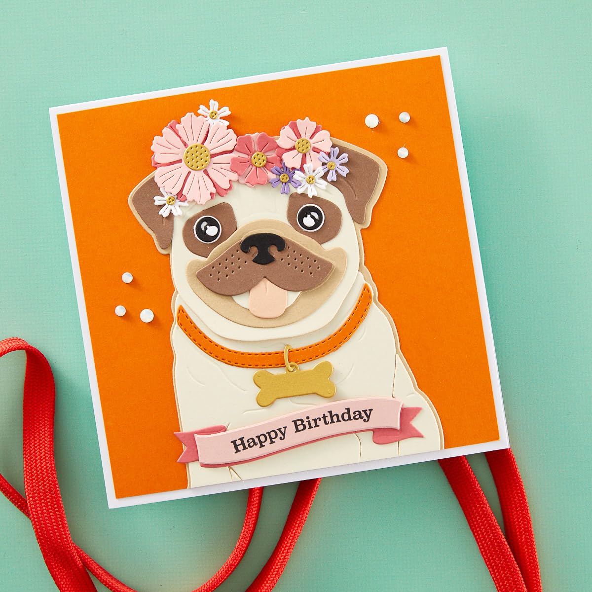 Spellbinders S7-248 Big Pug Etched Dies from The Bibi's Cats and Pugs Collection by Bibi Cameron, Metal - Image 4