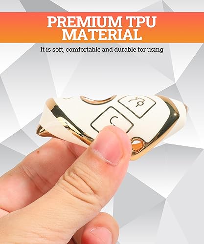 Miniatura 5 de Funda para llavero, TPU suave, para llaves de coche Mercedes Benz, cubierta de dispositivo electrónico portátil