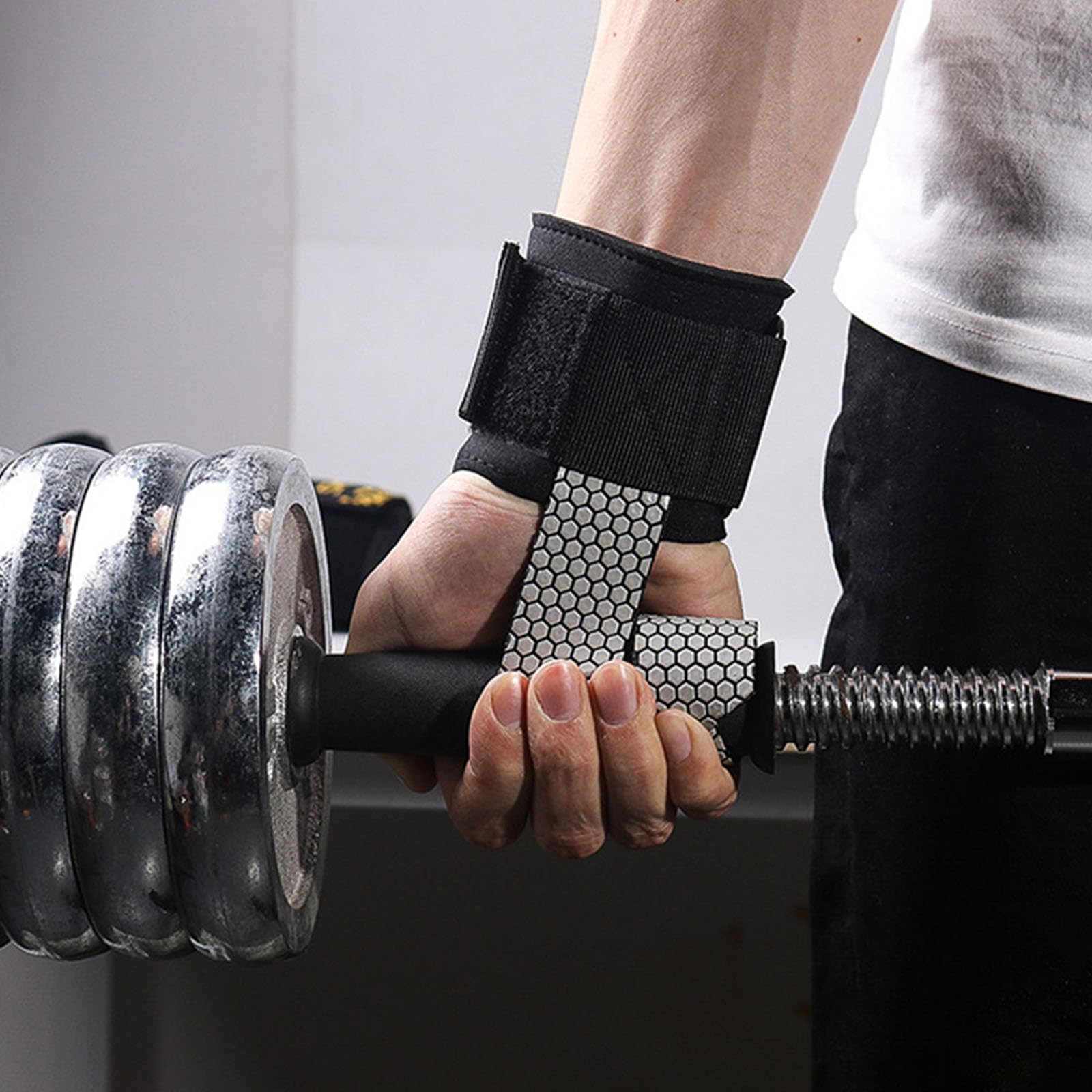 Cinghia di Fitness Traspirante Sollevamento Polso Palestra Accessori Per Forza Allenamento Deadlift Sport All'aria Aperta Sollevamento Pesi Deadlift Per