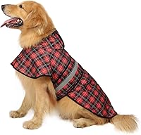 Vista 42 de HDE - Impermeable protector con capucha para perros y cachorros, tallas de la S a la XL (diseño de dinosaurios, talla XL)