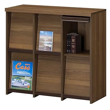 白井産業　S字型本棚　本棚 ダークブラウン SEP-1690ARDK 白井産業 S字型本棚 本棚 ダークブラウン SEP-1690ARDK 白井産業