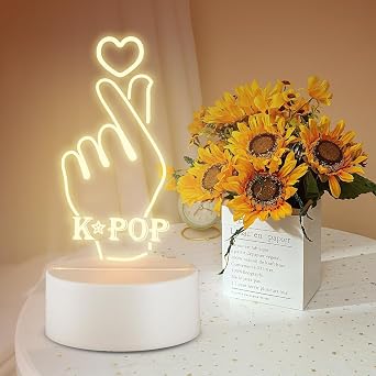 K-POP Decorative Night Light, Music-Themed Gift Crafted for K-POP Fans Choice Holiday Gifting