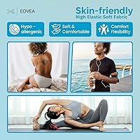 Vista 4 de EOVEA - Tela de algodón y elastano por yarda - Tejido de jersey elástico en 4 direcciones - Tela de camiseta de elastano y algodón - Ligero