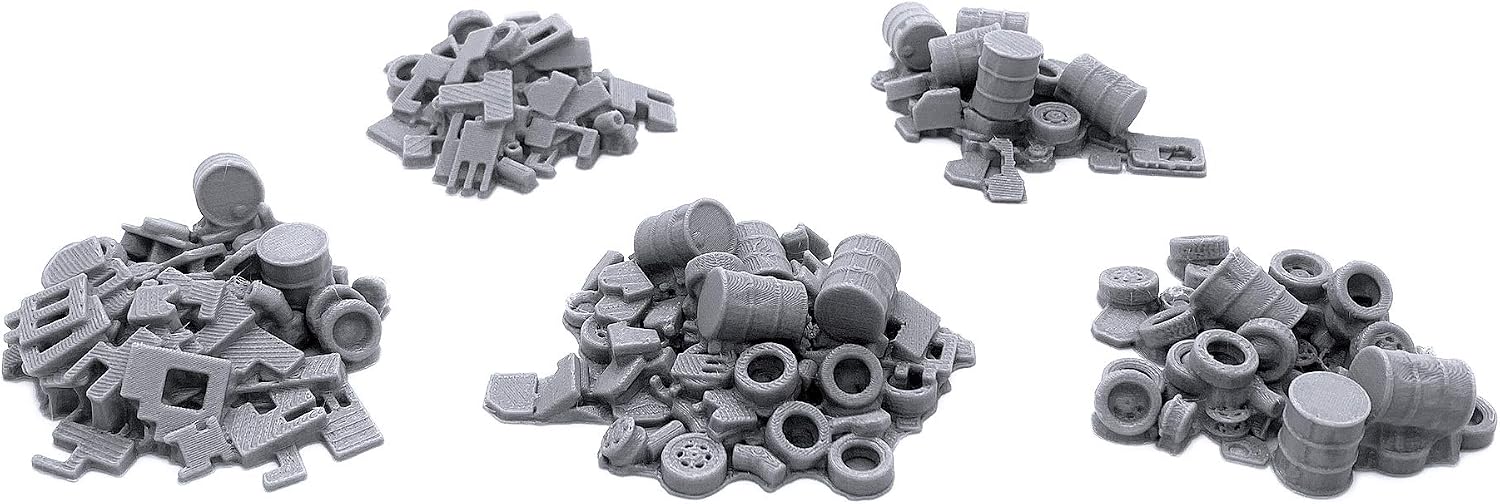 EnderToys Shanty Rubble by Terrain4Print, 3D Printed Tabletop RPG Scenery and Wargame Terrain for 28mm Miniatures