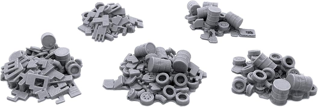 EnderToys Shanty Rubble by Terrain4Print, 3D Printed Tabletop RPG Scenery and Wargame Terrain for 28mm Miniatures