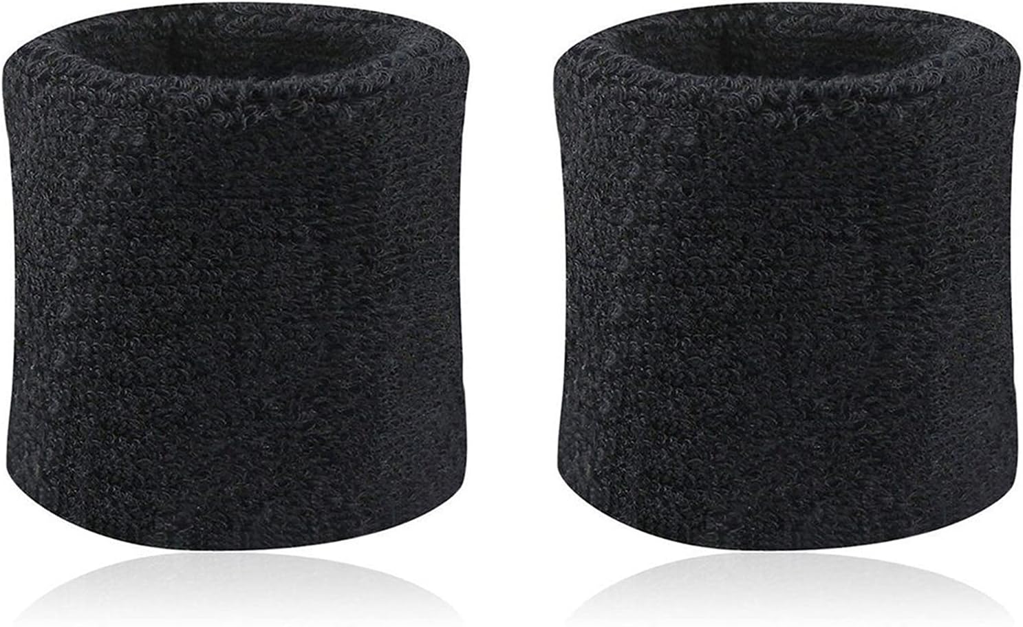 2 Pack Wrist Sweatbands Tennis Wrist Bands Absorbent