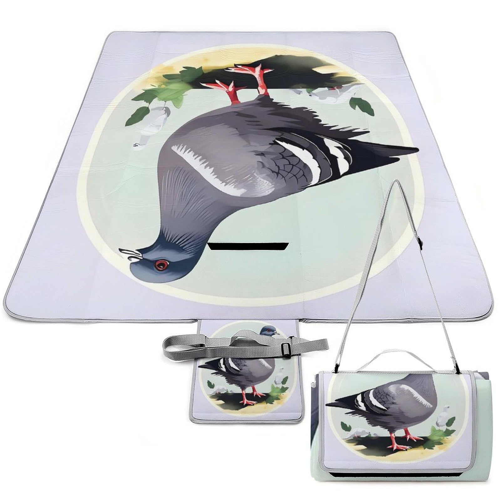 Couverture de pique-nique imperméable et lavable en machine avec doublure anti-sable