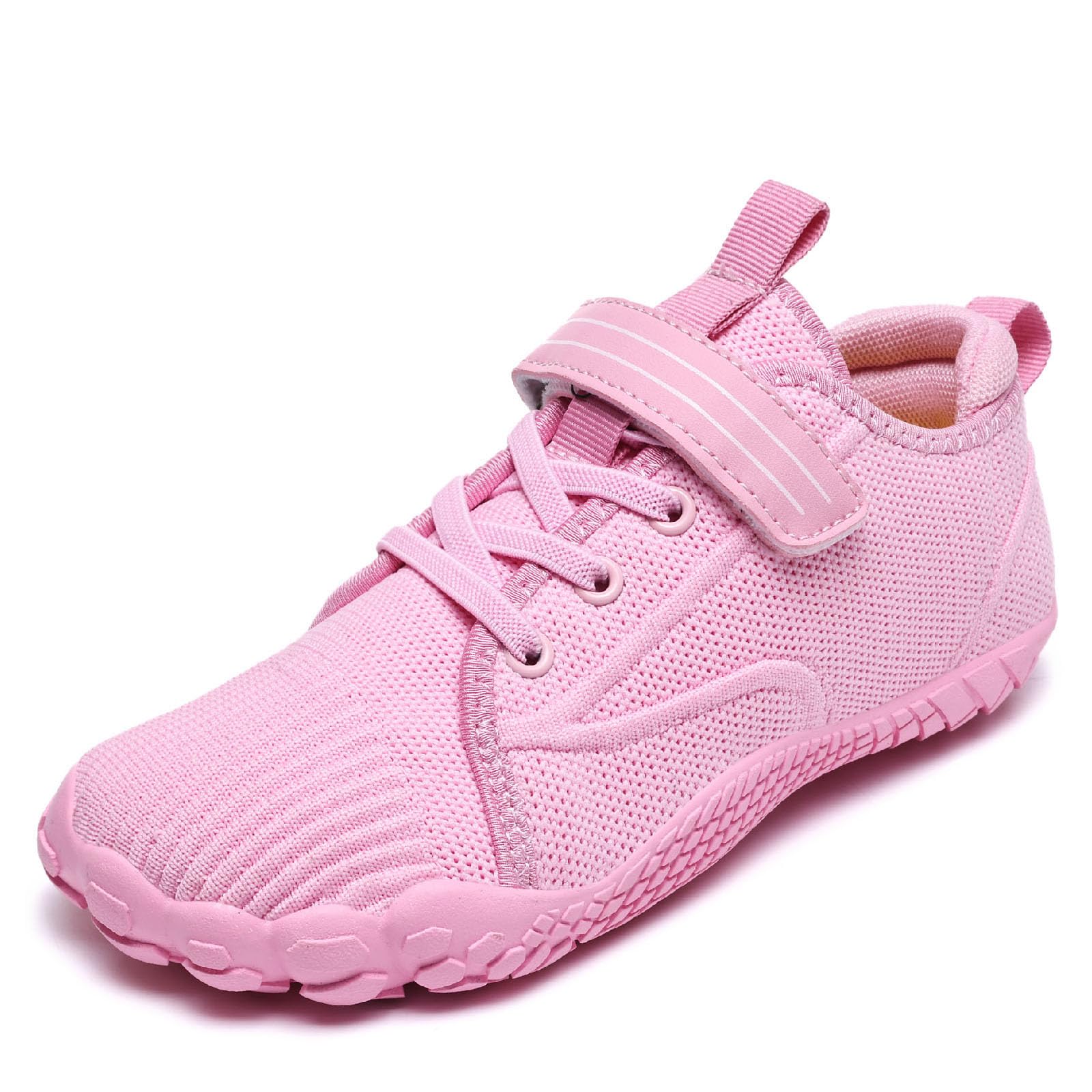 funbank Barefoot Shoes Kids Wide Toe Box Shoes Boys Girls Footwear Zero Drop Orthopedic Minimalist Walking Sneakers for Little/Big Kids Indoor Outdoor