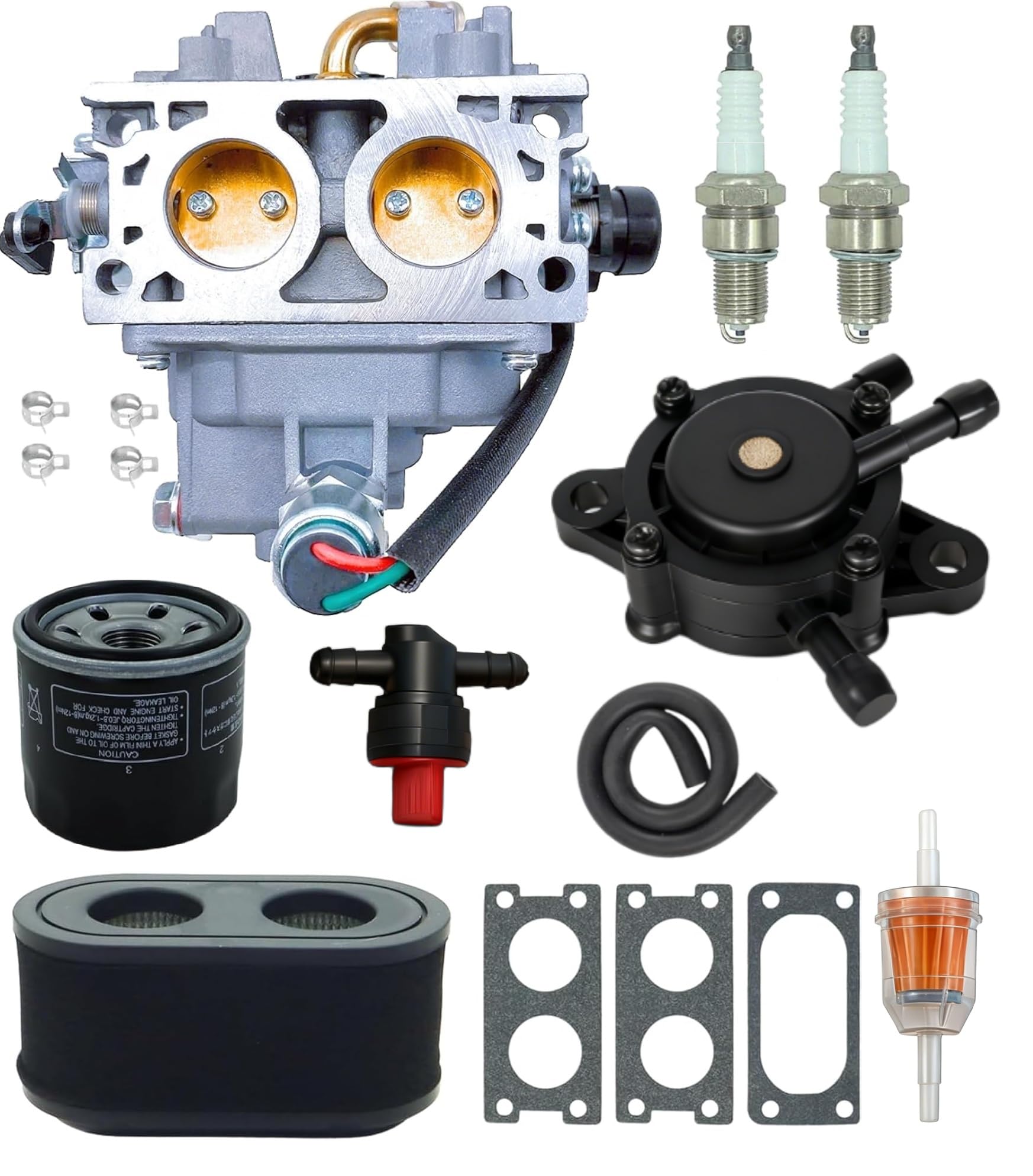 Photo 1 of 136-7840 Carburetor Tune up kit Compatible with Toro TimeCutter SW 4200 SW 5000 MX 4250 MX 5000 SWX 5000 SW 5425 SS 4250 SS 5000 SS 5425 ZS 5000 Riding Mower Parts Carb Replaces 136-7842 127-9289