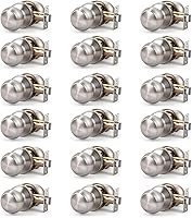 Vista 52 de KNOBWELL 8 Pack Black Door Knob for Hallway and Closet, Keyless Interior Passage Function, Round Non-Locking, Matte Black Handle