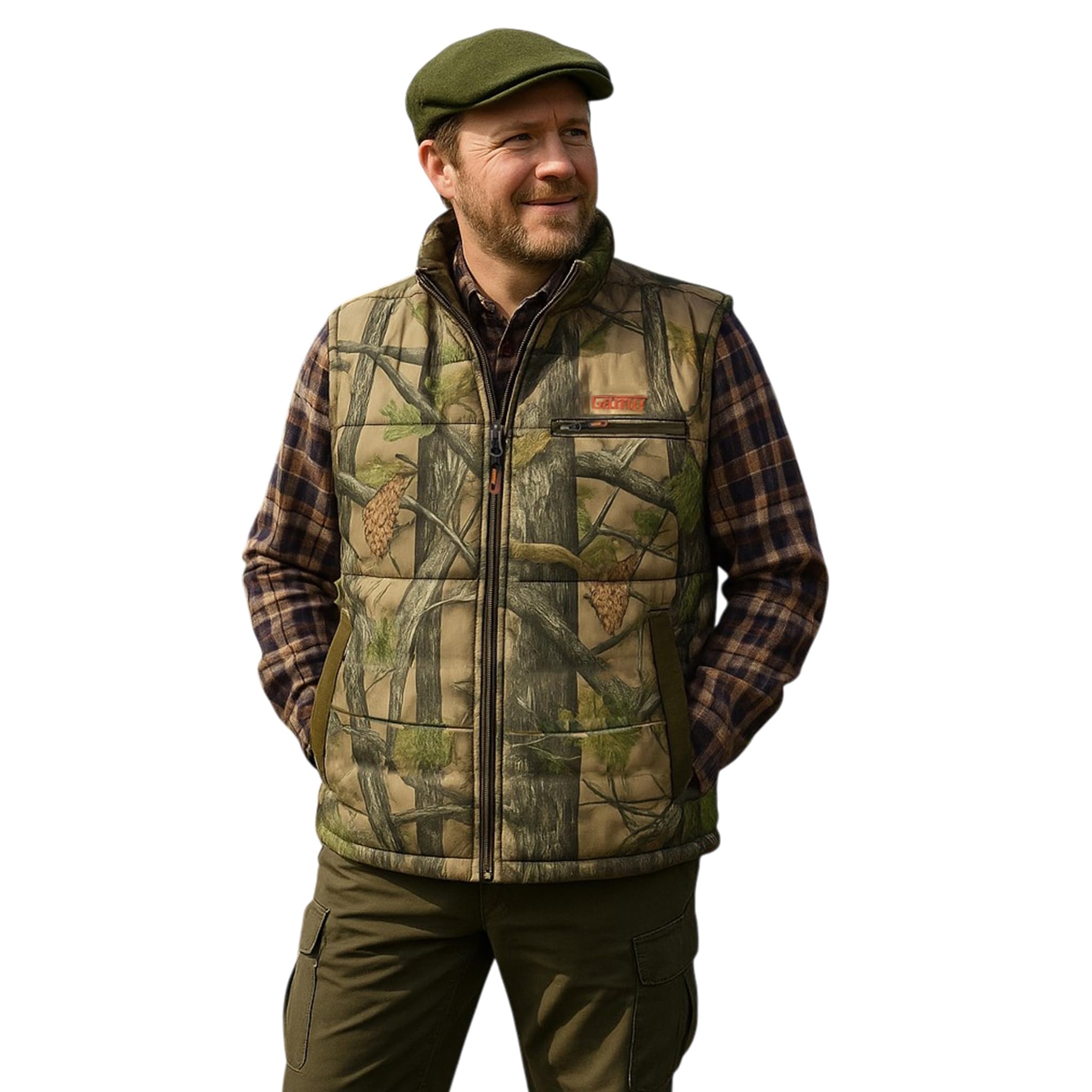 Mens Game HB410 Vantage Gilet Premium Padded Vest Multiple Pockets