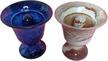 Pythagoras brown blue design Pythagorean Cup fair cup of justice 2 cups set