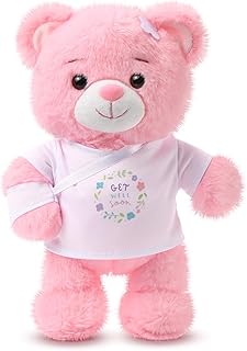 Deekin Get Well Soon Gifts for Kids Injured Recovery Bear Stuffed Animal Gifts Bear