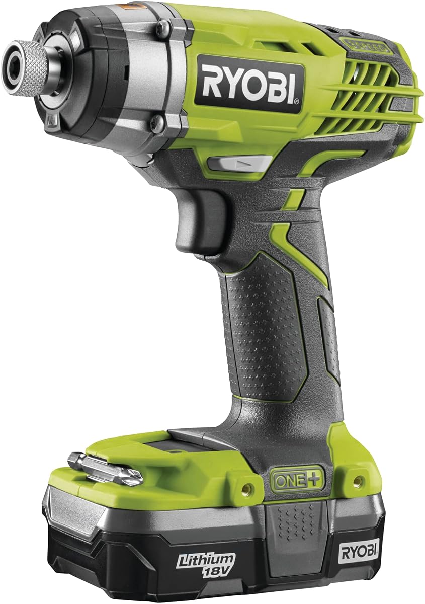 Atornillador de impacto Ryobi R18ID3-0 ONE+ de 18 V y 3 velocidades (solo cuerpo)