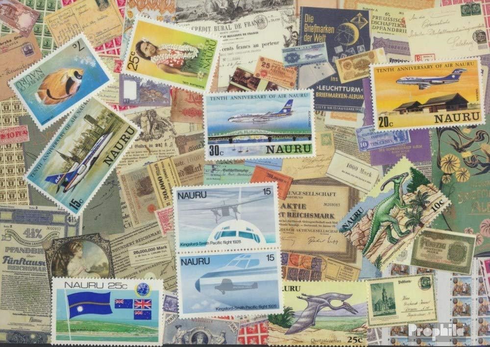 Nauru 10 different stamps (Stamps for collectors)