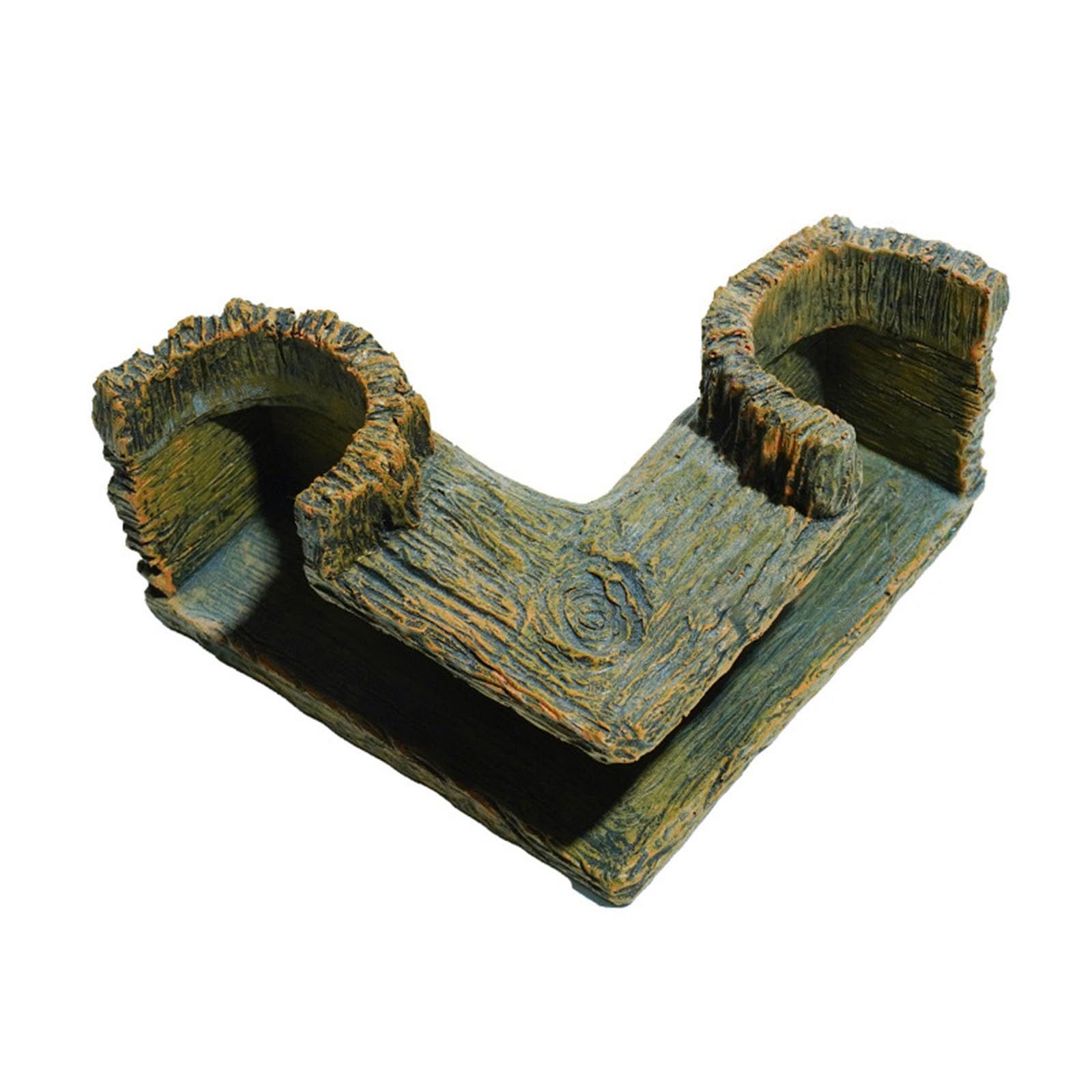 Maxtonser Realistic Stone Cave Fish Tanks Decorative Resin Tunnel Shelter For Aquariums Fish And Shrimp Habitats Landscape Accesso