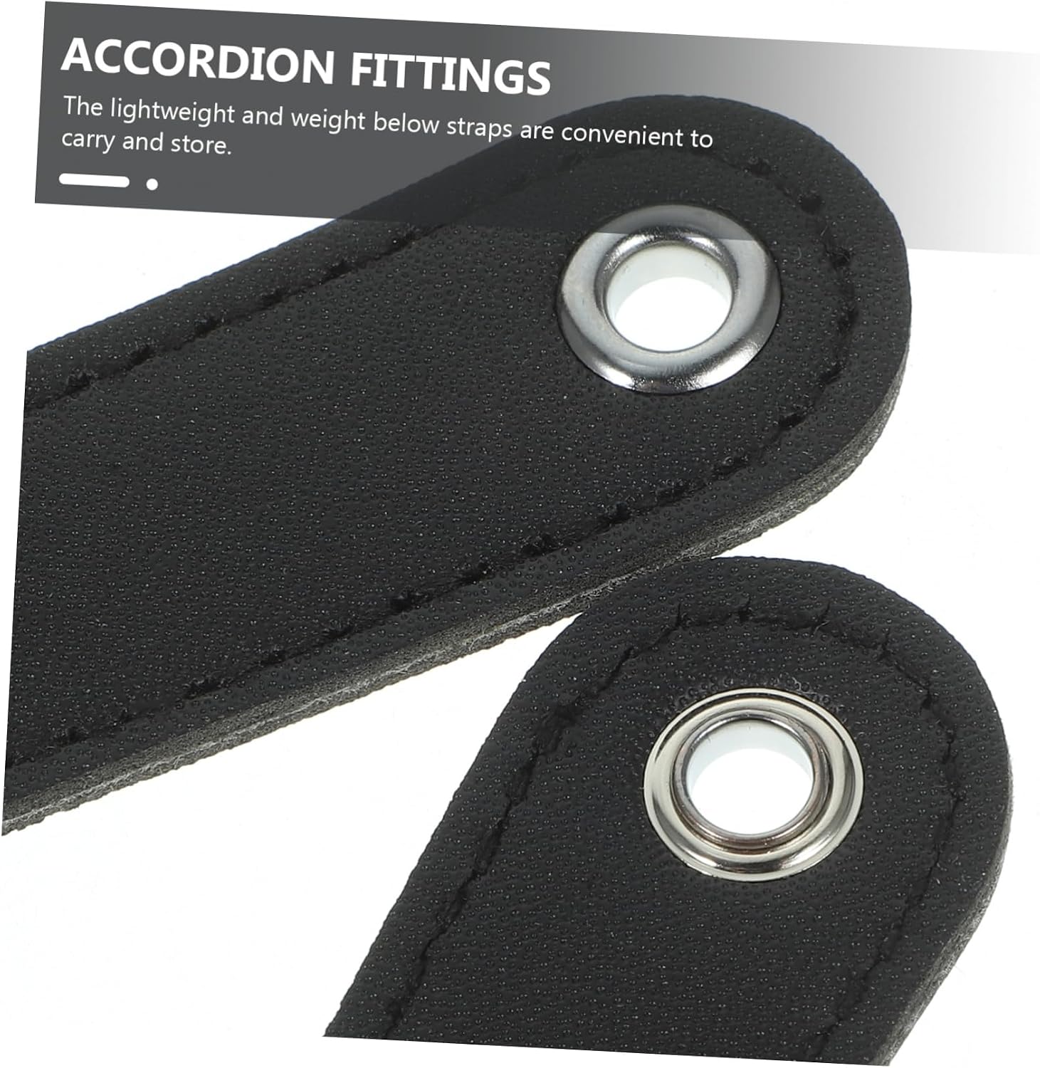 2sets Accordion Accessories Bellows Straps Buckle and Easy to Install for Accordion Repair